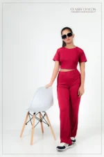 Athletic Elegance Complete Comfort Set Maroon - Image 4
