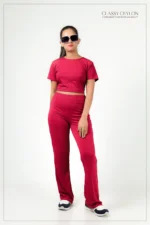 Athletic Elegance Complete Comfort Set Maroon - Image 2
