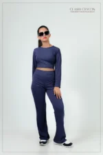 Athletic Elegance Complete Comfort Set Navy Blue - Image 3