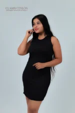 Classy Charm Tight Dress Black - Image 2