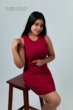 Classy Charm Tight Dress Maroon - Image 2