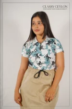 Comfort Fit Mini Skirt - Beige - Image 2