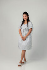 Blossom Charm Midi Dress - Image 4