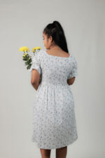 Blossom Charm Midi Dress - Image 2