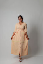 Peach Blossom Maxi Dress - Image 4