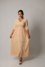 Peach Blossom Maxi Dress - Image 5