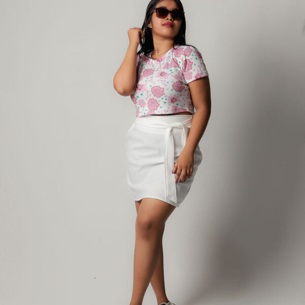 Mini Skirt White