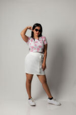 Mini Skirt White - Image 3