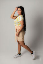 Mini Skirt Yellow and Yellow Top - Image 3