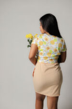 Mini Skirt Yellow and Yellow Top - Image 2