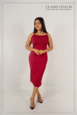 Ribbed Muse Midi Dress