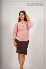 Serene Office Charm Top – Soft Mustard - Image 2