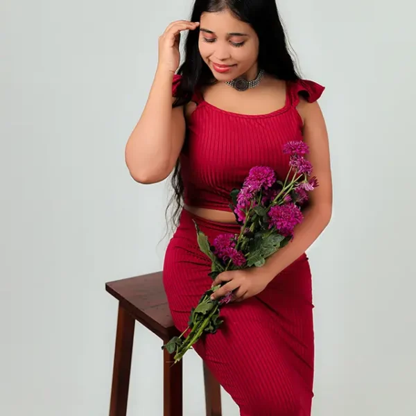 Sunshine Twirl & Twinkle Set Maroon